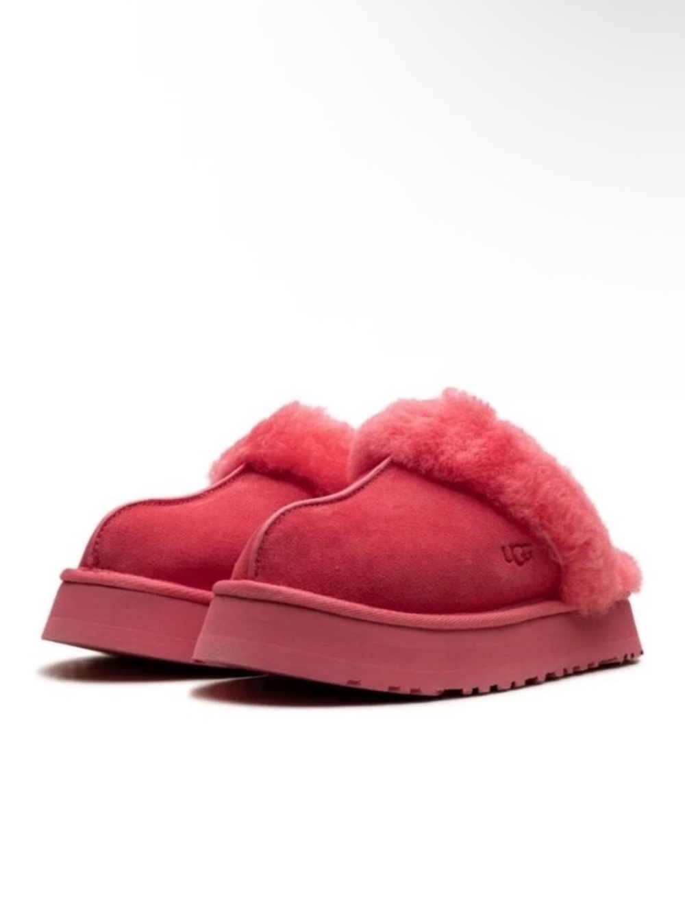 UGG Women’s Pink Suede Slippers